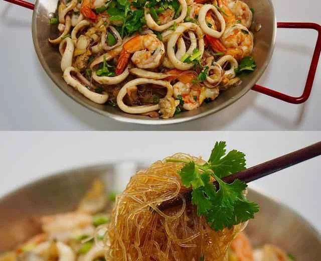 Garlic Seafood Vermicelli Casserole Recipe