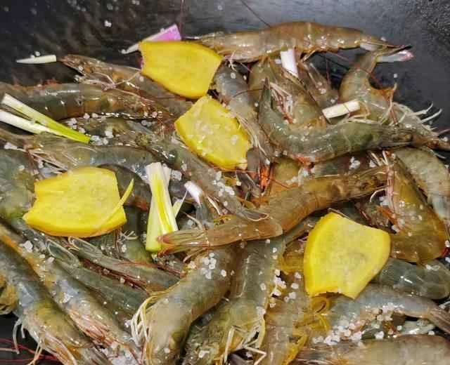 Orange Sister's Super Easy Salt-Baked Shrimp Recipe 🍤 Super Delicious