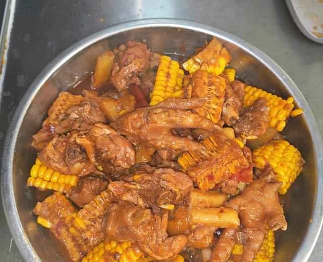 Chicken Leg and Chicken Feet Stew Recipe