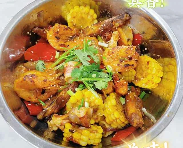 Recipes for Dry Pot Chicken Wings, Squid, and Shrimp