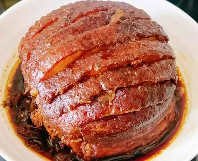 Recipe for Braised Pork Belly with Preserved Mustard Greens