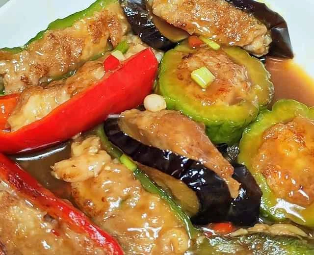 Sizzling Stuffed Three Treasures - A Recipe for a Traditional Cantonese Home-Style Dish