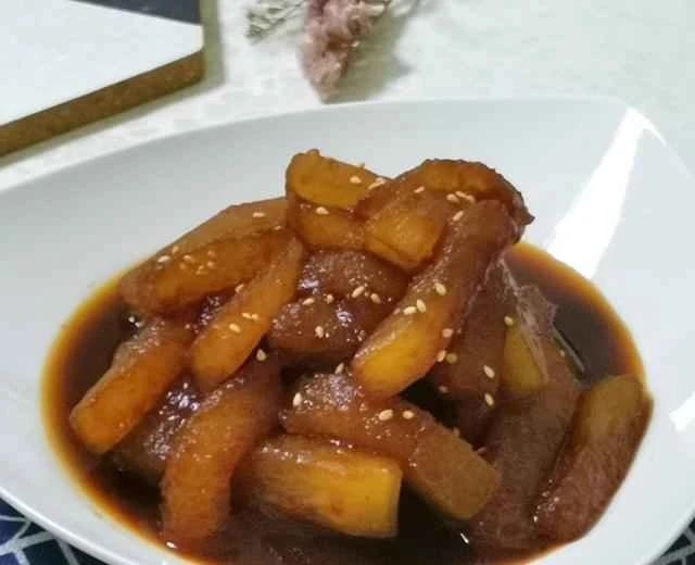Sweet and sour winter melon recipe without adding a drop of oil