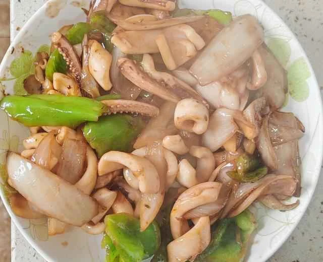 Stir-fried squid recipe