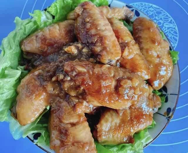 Home-style Garlic Chicken Wings Recipe
