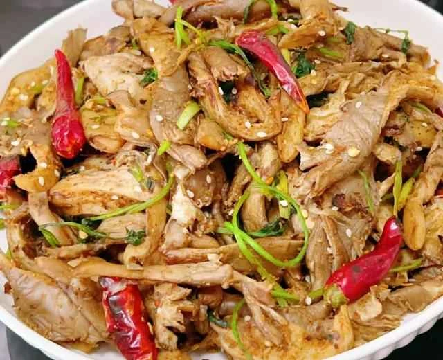 Recipe for Cumin-Fried Wild Oyster Mushrooms (Low-Calorie, Low-Fat)